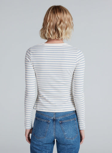 LONG SLEEVE RIB CREW