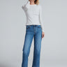 LONG SLEEVE RIB CREW