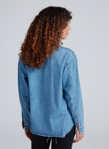 Oversized Denim Shirt - Palm Canyon