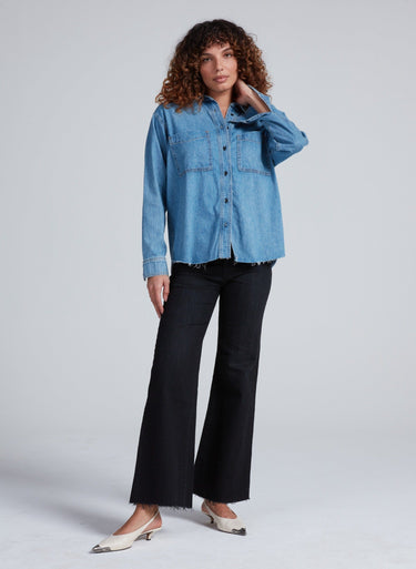 Oversized Denim Shirt - Palm Canyon